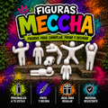 Figuras Meccha 3D para pintar, decorar y camuflar