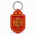 Llavero España Bicampeona – Escudo con 2 Estrellas en Relieve