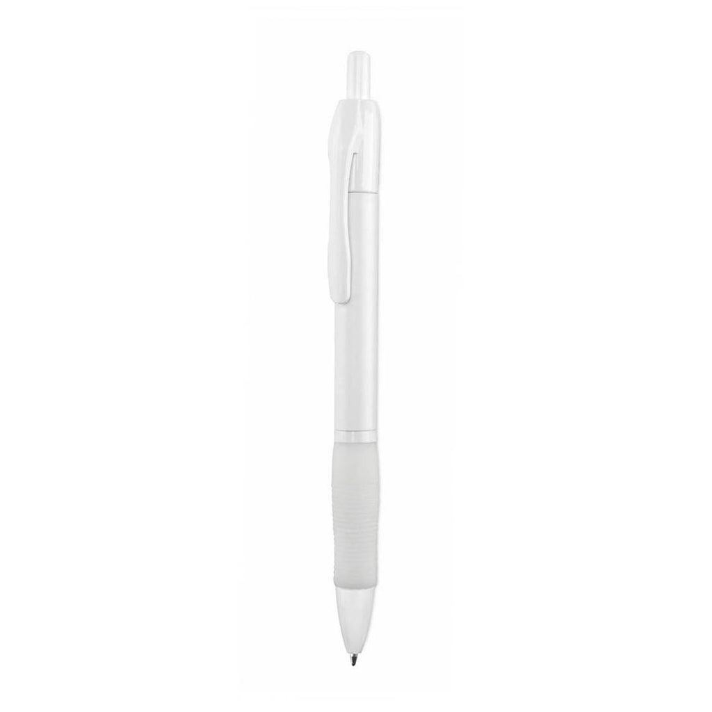Bolígrafo Zufer personalizado color Blanco