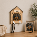 Colgador de Correas Personalizado con tu Mascota