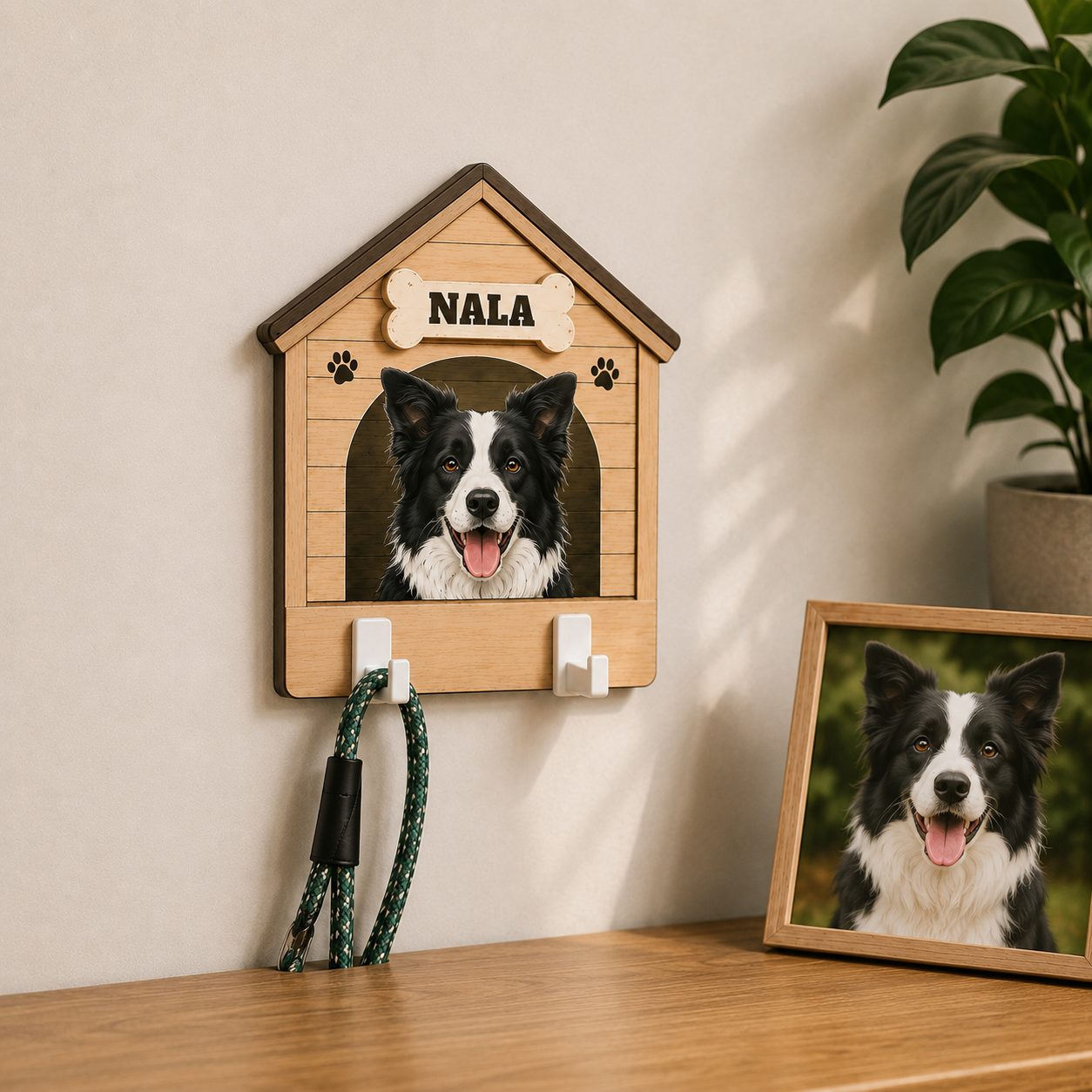 Colgador de Correas Personalizado con tu Mascota