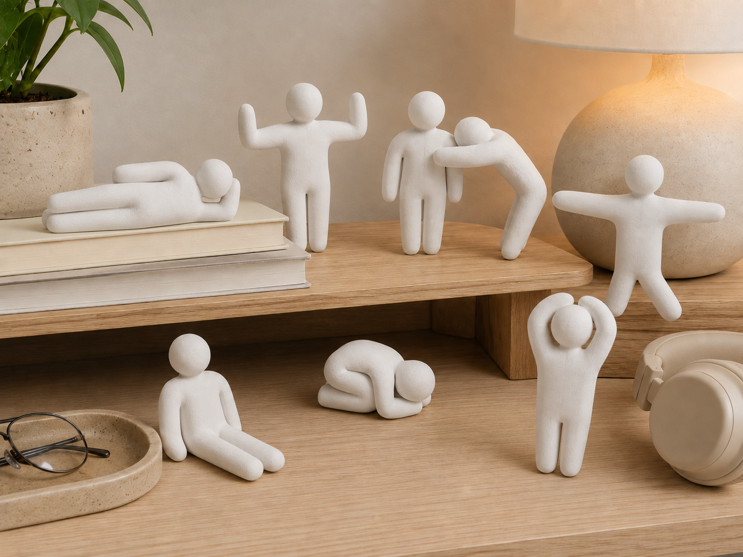 Figuras Meccha 3D para pintar, decorar y camuflar