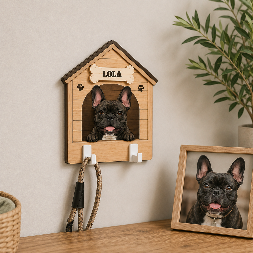 Colgador de Correas Personalizado con tu Mascota