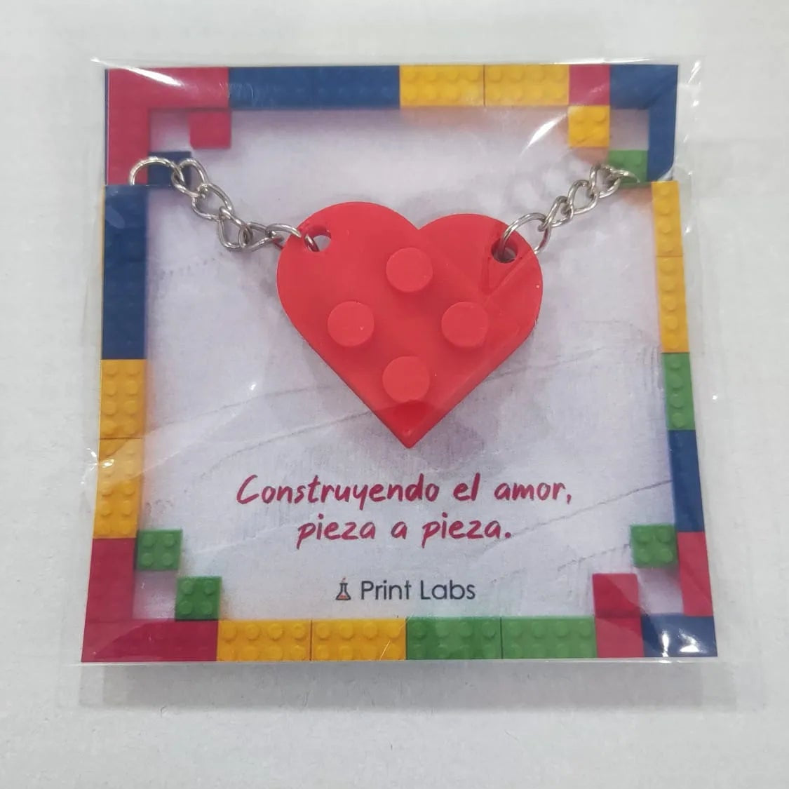 Llavero corazón LEGO