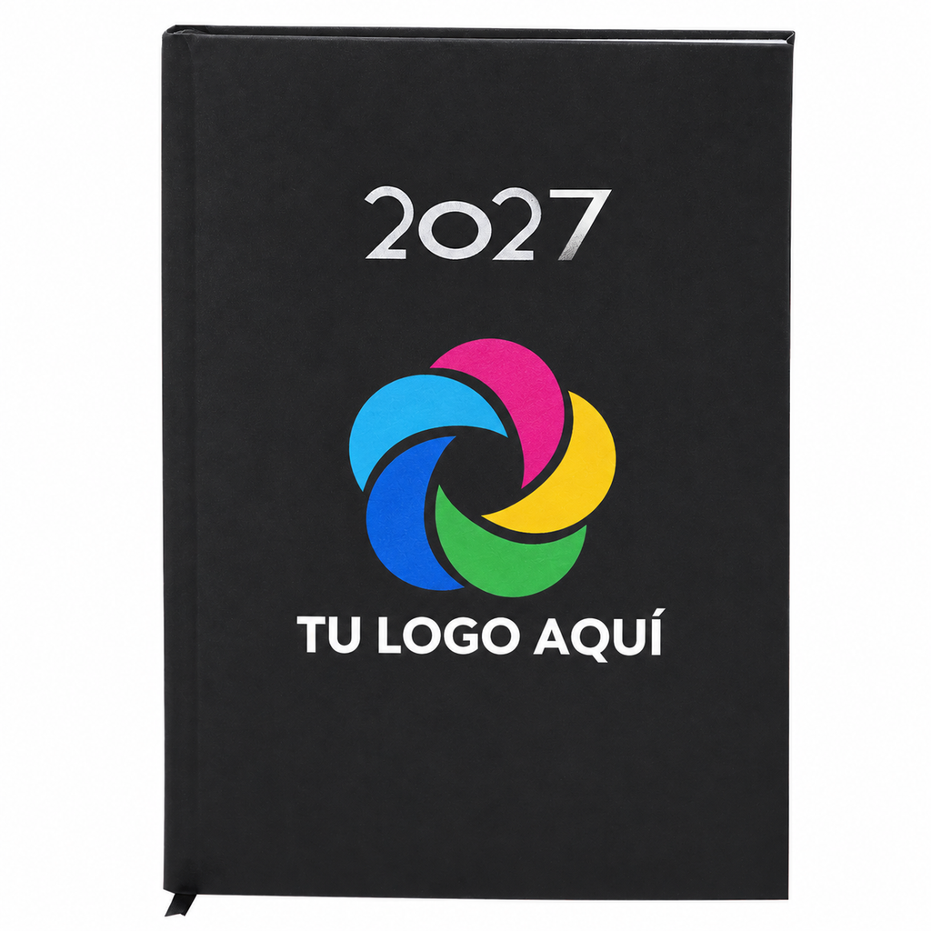 Agenda Bultman 2027 personalizada con logo a todo color