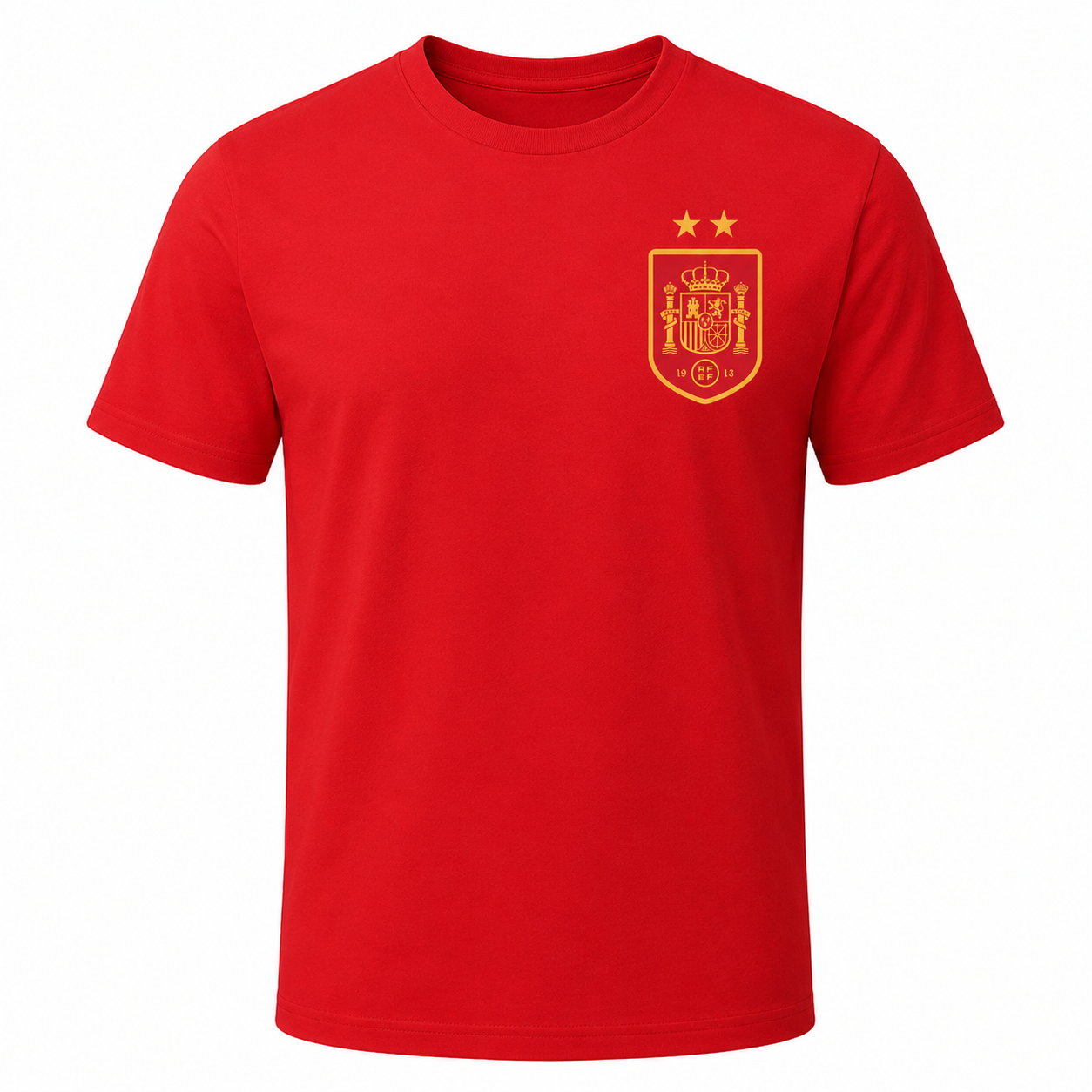 Camiseta España Bicampeona - Dos Estrellas