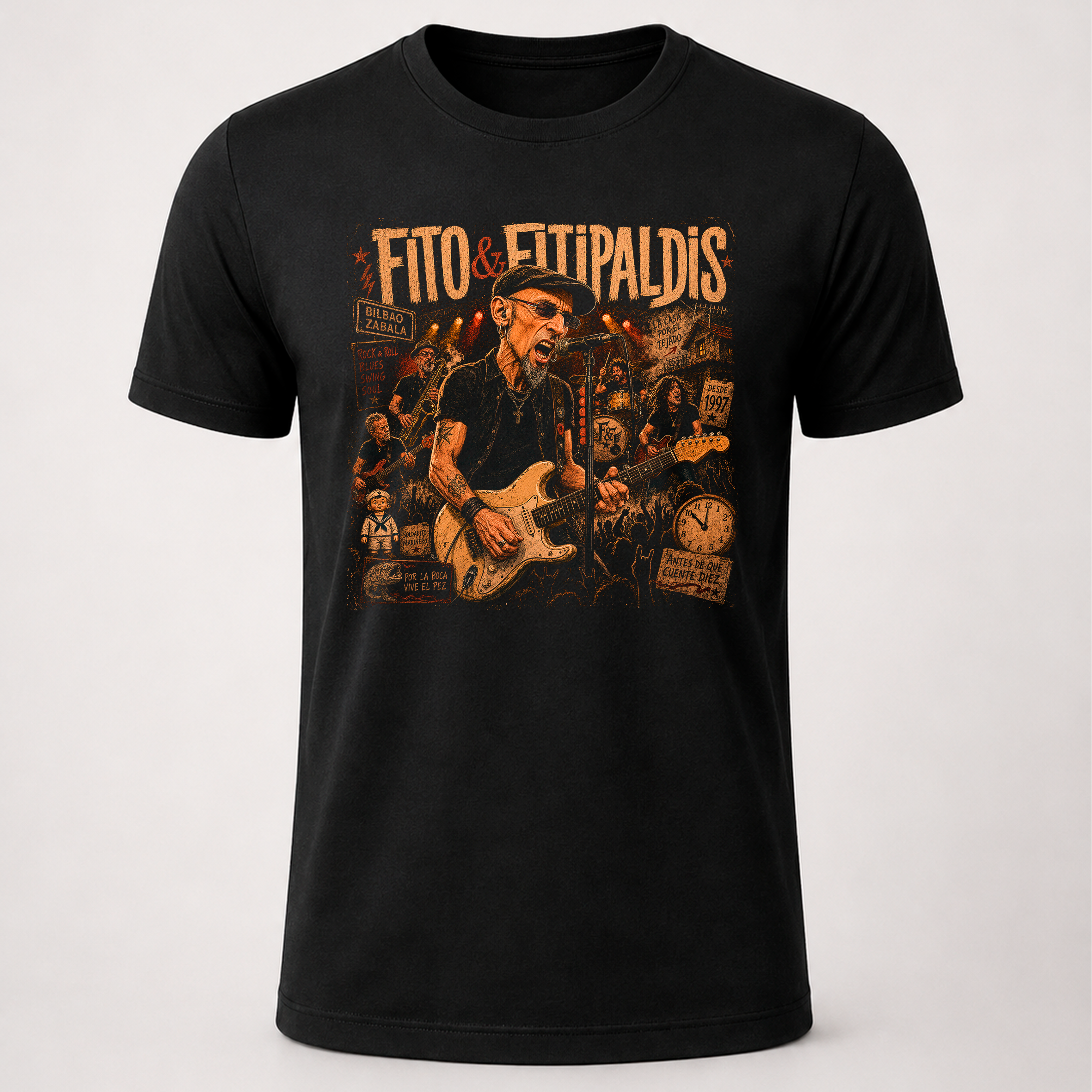 Camiseta Fito & Fitipaldis – Rock Canalla