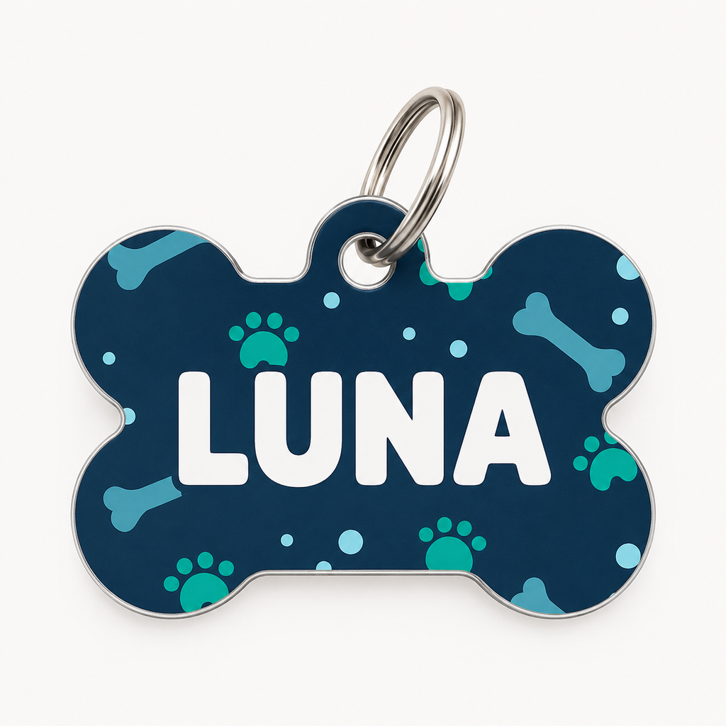 Chapa identificativa personalizada para mascota