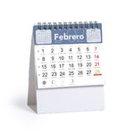 Calendario de sobremesa Ener 2027 personalizado con logo a todo color