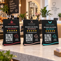 Placa de reseñas Google QR + NFC — Personalizada
