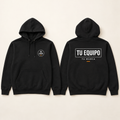 Pack de 10 sudaderas con capucha personalizadas · Tu equipo, tu logo