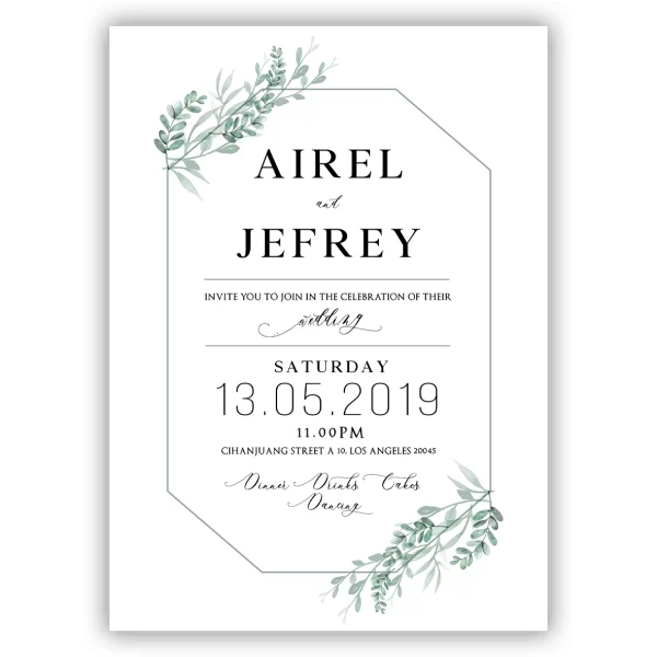 Invitación boda