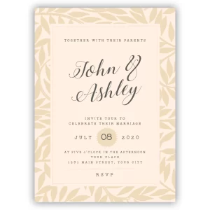 Invitación boda