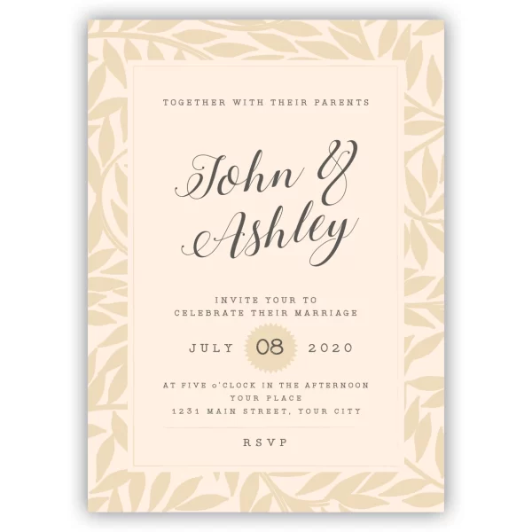 Invitación boda