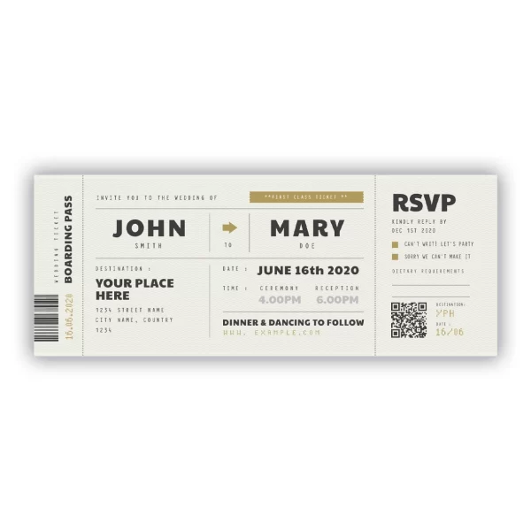 Invitación boda