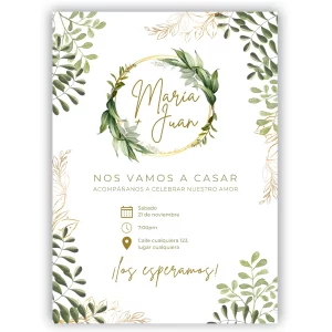 Invitación boda