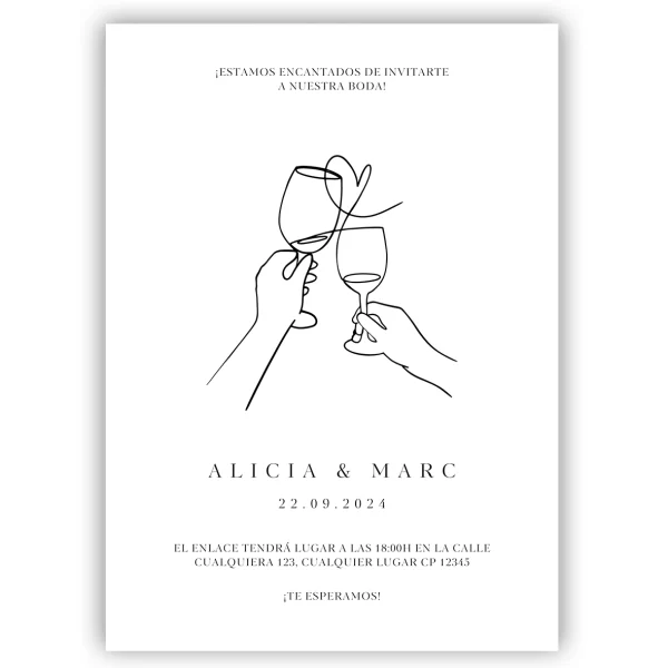 Invitación boda