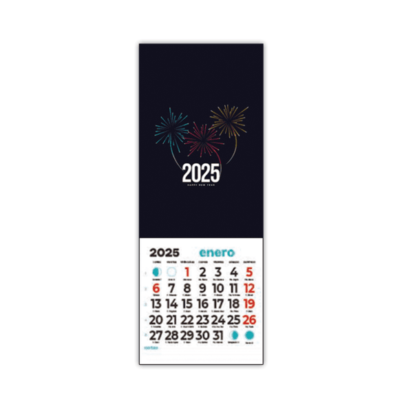 Calendario con faldilla 10x25 cm