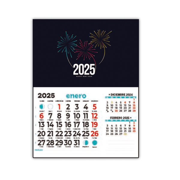 Calendario con faldilla 15x20cm