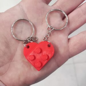 Llavero corazón LEGO